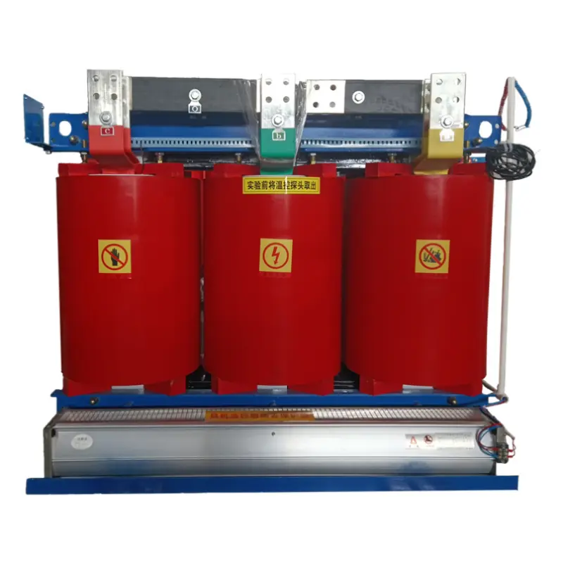 Transformator Tipe Kering Frekuensi Tinggi Kerugian Rendah Resin Cor 500kva